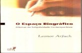 ARFUCH, Leonor - O Espaço Biográfico