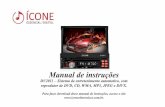 Manual do radio DVD ICONE modelo DV2011
