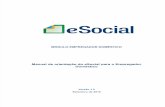 Manual ESocial Empregador Domestico 1 Versao Completo