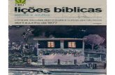 Lições Bíblicas - 1977 - 2° Trimestre