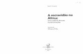 A Escravidão Na África - Paul Lovejoy