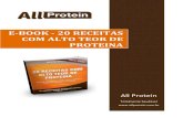 E BOOK 20 Receitas Com Alto Teor de Proteína All Protein