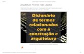 Dicionário de Termos Relacionados Com a Construção e Arquitetura