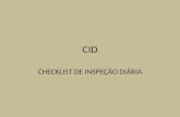 Cid CHECKLIST DE INSPEÇÃO DIÁRIO