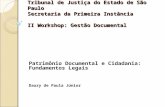 Patrimônio Documental e Cidadania - Fundamentos Legais (PowerPoint 97-2003)