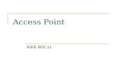 Access Point IEEE 802.11. Principais Aplicações Padrões IEEE 802.11 802.11a 5GHz, 54Mbps 802.11b 2.4GHz, 11Mbps 802.11c Protocolo para bridges 802.11d.