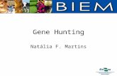 Gene Hunting Natália F. Martins. Resumo Motivação Estratégia Automatização (?) Exemplos Referências.