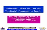 Av. João Pessoa, 31 – Fone/Fax: (51) 3308.3281 – Porto Alegre – RS – 90040.000- pgdr@ufrgs.br  Governance, Public Policies and Territorial.