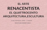 EL ARTE RENACENTISTA EL QUATTROCENTO ARQUITECTURA,ESCULTURA I.E.S.Dr. Lluis Simarro - Xativa - Hª del Arte INMACULADA NAVARRO GARCIA.