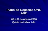Plano de Negócios ONG ABC