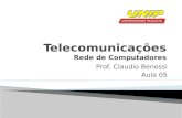 Telecomunicações Rede de Computadores