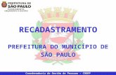 RECADASTRAMENTO PREFEITURA DO MUNICÍPIO DE SÃO PAULO