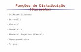 Funções de Distribuição (Discreta)