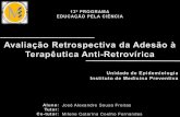 Avaliação Retrospectiva da Adesão à Terapêutica  Anti-Retrovírica