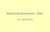 Balanced Scorecard  - BSC