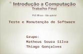 Introdução a Computação Trabalho Final PUC Minas – São  gabriel