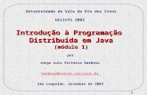 Introdução à Programação  Distribuída em Java (módulo 1)