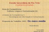Escola Secundária de Rio Tinto CURSOS EFA/NS