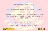 MINISTÉRIO DA EDUCAÇÃO SECRETARIA DE EDUCAÇÃO BÁSICA – (SEB)