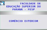 FACULDADE DE EDUCAÇÃO SUPERIOR DO PARANÁ - FESP