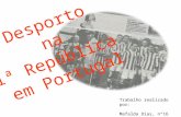 Desporto na 1ª República  em Portugal