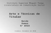 Instituto Superior Miguel  T orga Licenciatura em Comunicação  S ocial