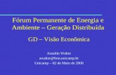 Fórum Permanente de Energia e Ambiente – Geração Distribuída