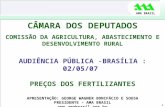CÂMARA DOS DEPUTADOS COMISSÃO DA AGRICULTURA, ABASTECIMENTO E DESENVOLVIMENTO RURAL