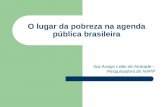 O lugar da pobreza na agenda pública brasileira