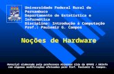 Universidade Federal Rural de Pernambuco Departamento de Estatística e Informática