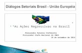 Diálogos Setoriais Brasil - União  Européia