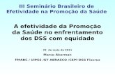 III Seminário Brasileiro de Efetividade na Promoção da Saúde