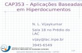 CAP353 – Aplicações Baseadas em Hiperdocumentos