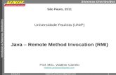 São Paulo, 2011 Universidade Paulista (UNIP) Java –  Remote Method Invocation  (RMI)