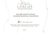 Educação Infantil no Brasil:  Avaliação Qualitativa e Quantitativa
