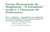 Profa.Dra. Ivani Rodrigues Silva CEPRE/FCM/UNICAMP E-mail: ivanirs@fcm.unicamp.br