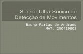 Sensor Ultra-Sônico de Detecção de Movimentos