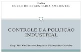 CONTROLE DA POLUIÇÃO INDUSTRIAL Eng. Ms. Guilherme Augusto Guimarães Oliveira