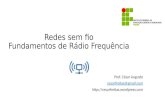 Redes sem fio Fundamentos de Rádio Frequência