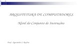 ARQUITETURA DE COMPUTADORES Nível do Conjunto de Instruções
