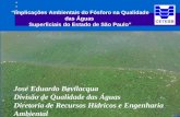 “Implicações Ambientais do Fósforo na Qualidade das Águas  Superficiais do Estado de São Paulo”