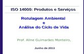 ISO 14000: Produtos e Serviços Rotulagem Ambiental  e  Análise do Ciclo de Vida