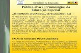 Público-alvo e terminologias da Educação Especial