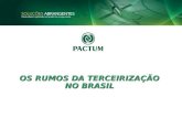 OS RUMOS DA TERCEIRIZAÇÃO NO BRASIL