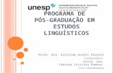 Programa de  Pós-Graduação em  Estudos Linguísticos