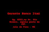Gerente Banco Itaú