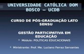 UNIVERSIDADE CATÓLICA DOM BOSCO – UCDB