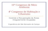 10º Congresso de Meio Ambiente 4º Congresso de Habitação e Urbanismo