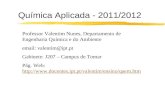 Química Aplicada - 2011/2012
