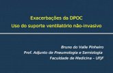 Exacerbações da DPOC Uso do suporte ventilatório não-invasivo